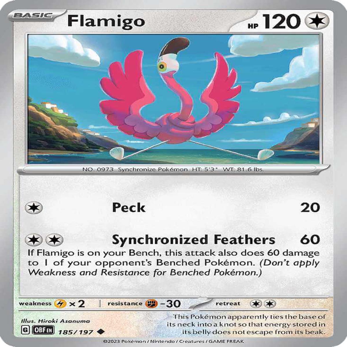 (185/197) Flamigo - Obsidian Flames