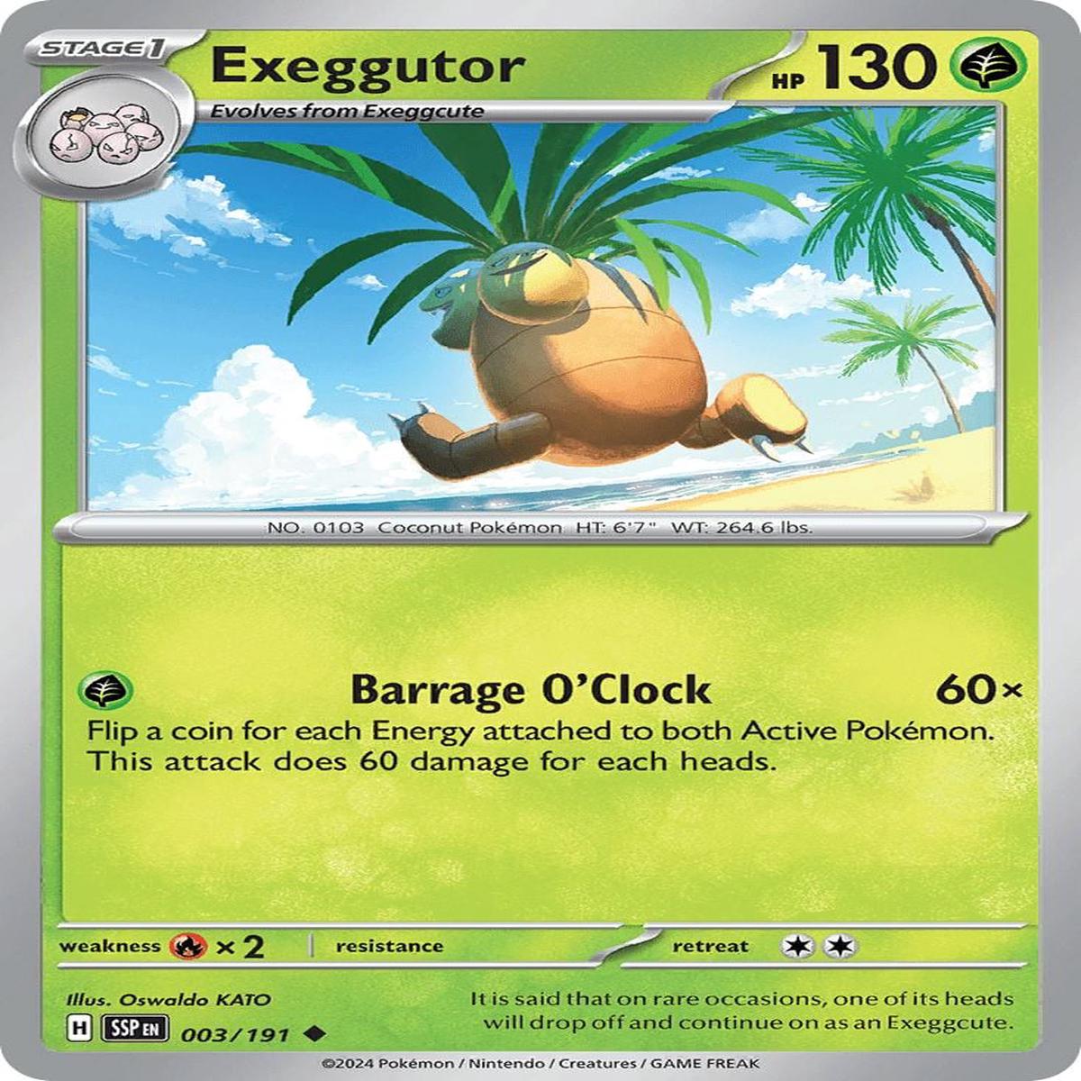 (3/191) Exeggutor - Surging Sparks