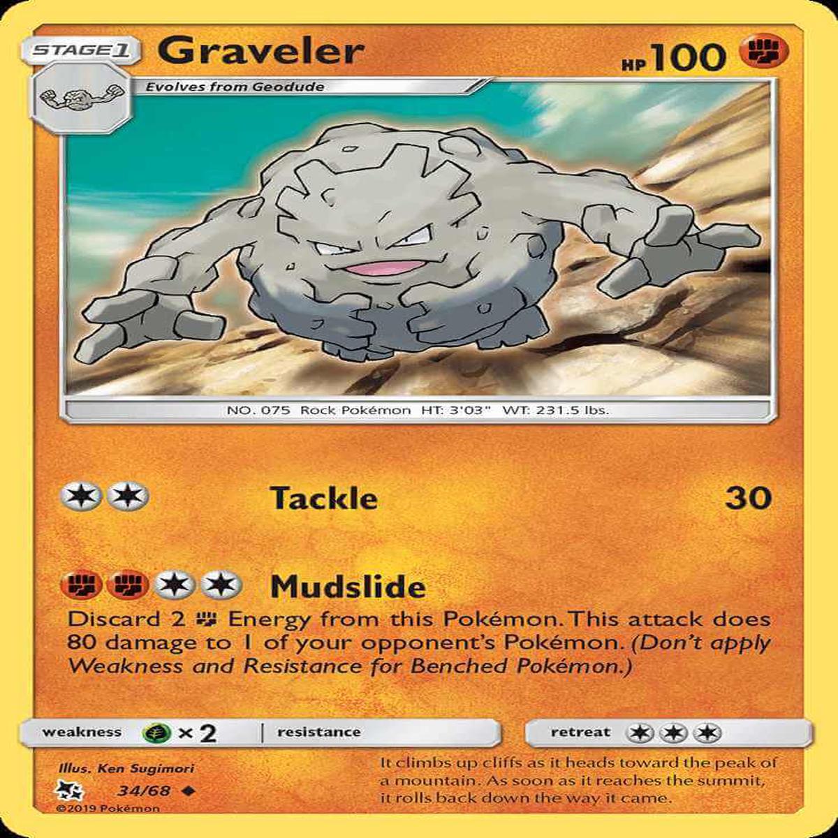(34/68) Graveler - Hidden Fates