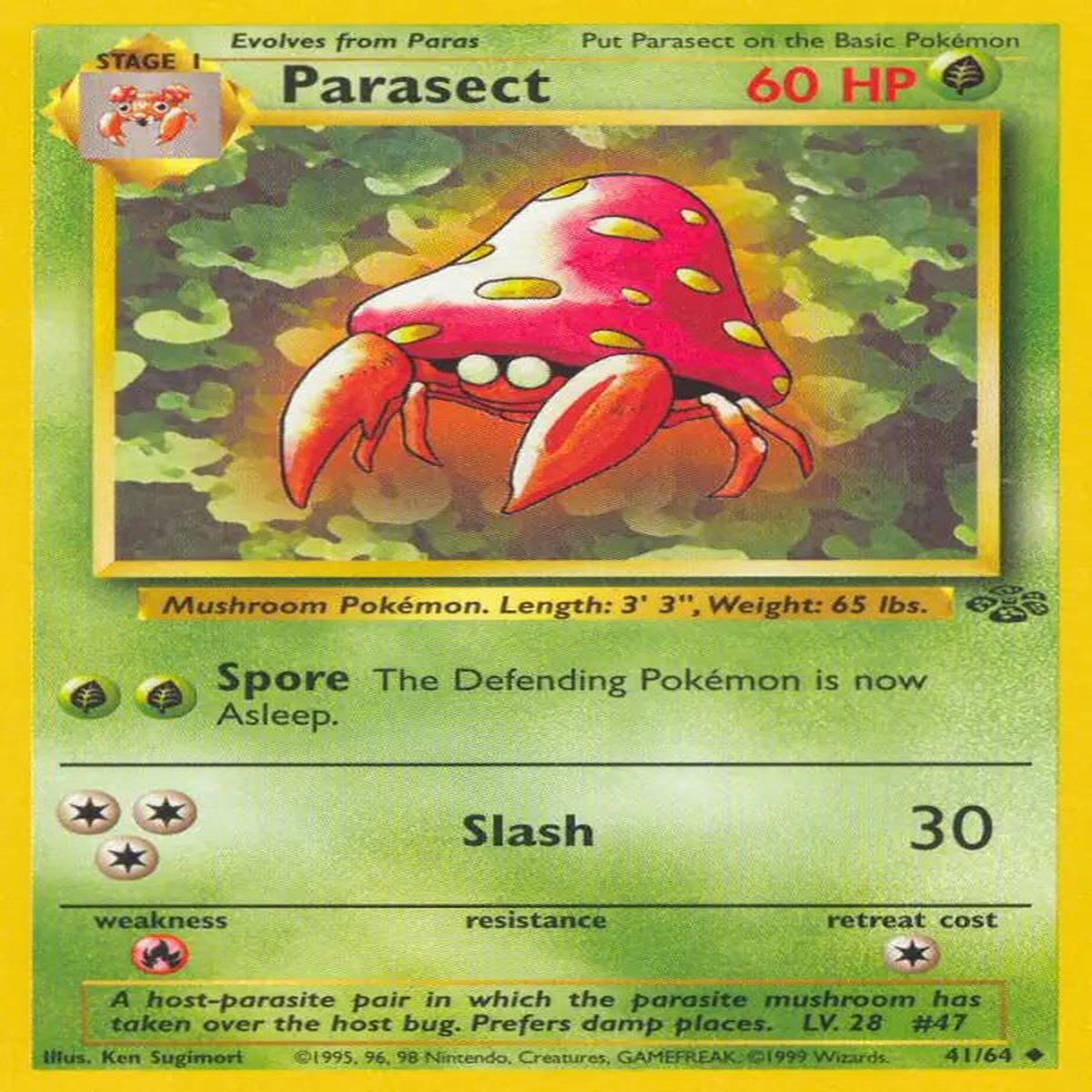 (41/64) Parasect - Jungle