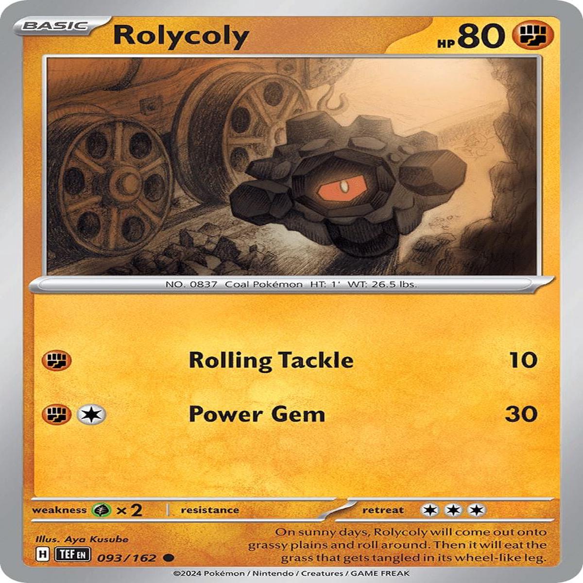 (93/162) Rolycoly - Temporal Forces