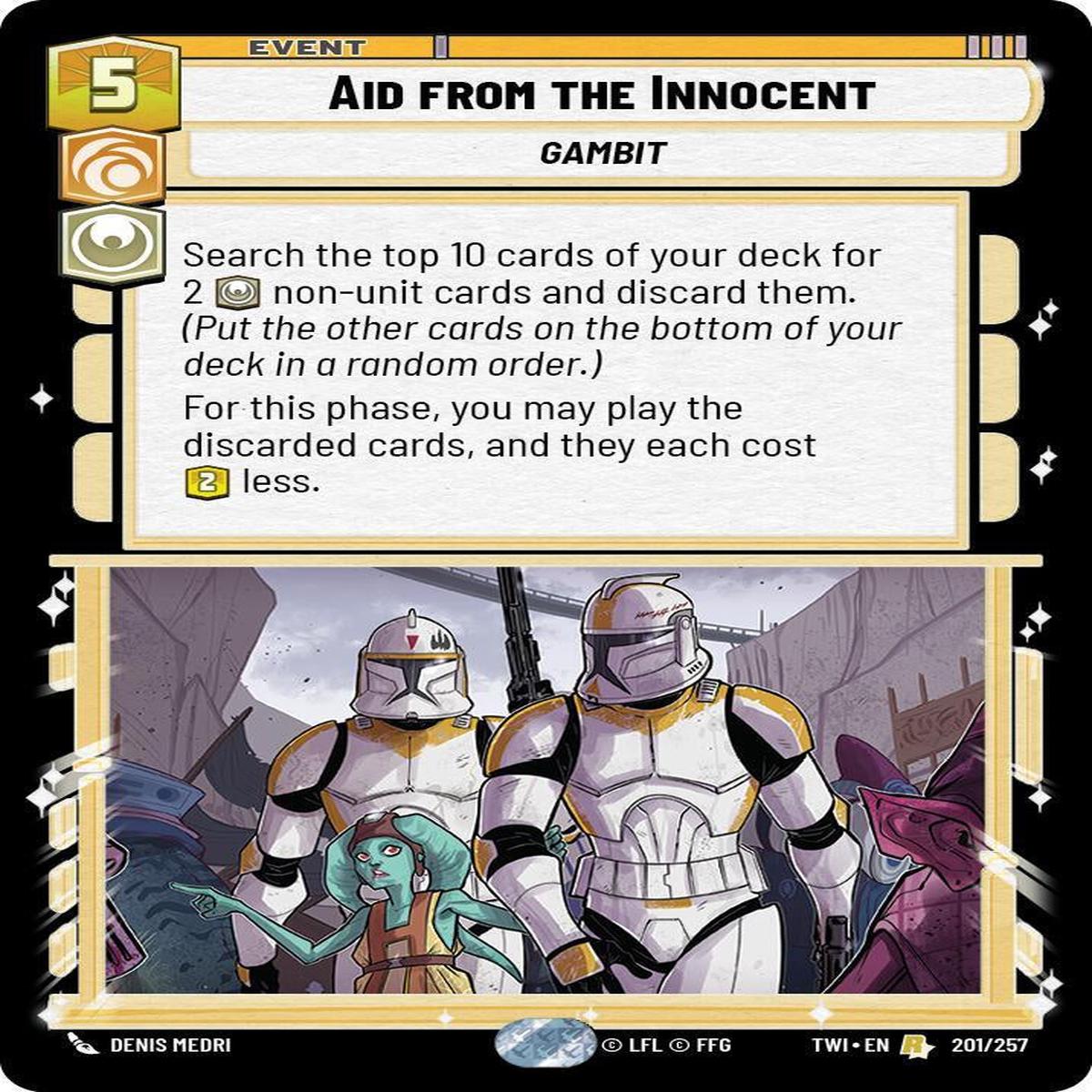 SWU - Aid from the Innocent (201/257) (Foil)