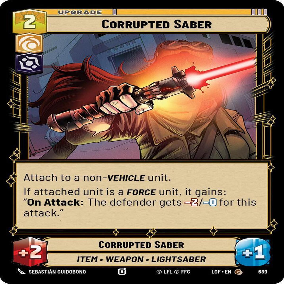 SWU - Corrupted Saber (689) (Foil)