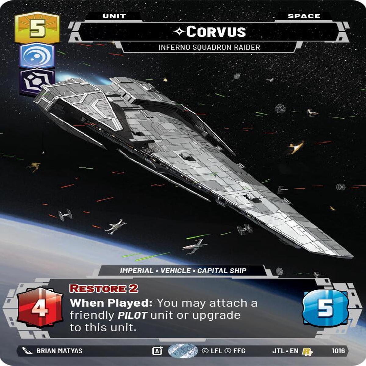 SWU - Corvus - Inferno Squadron Raider (1016) (Prestige)