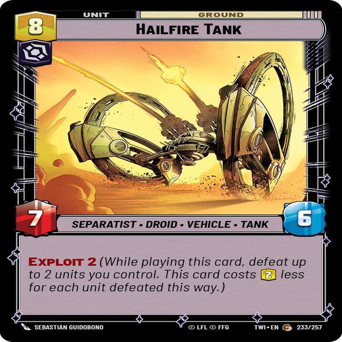SWU - Hailfire Tank (233/257)