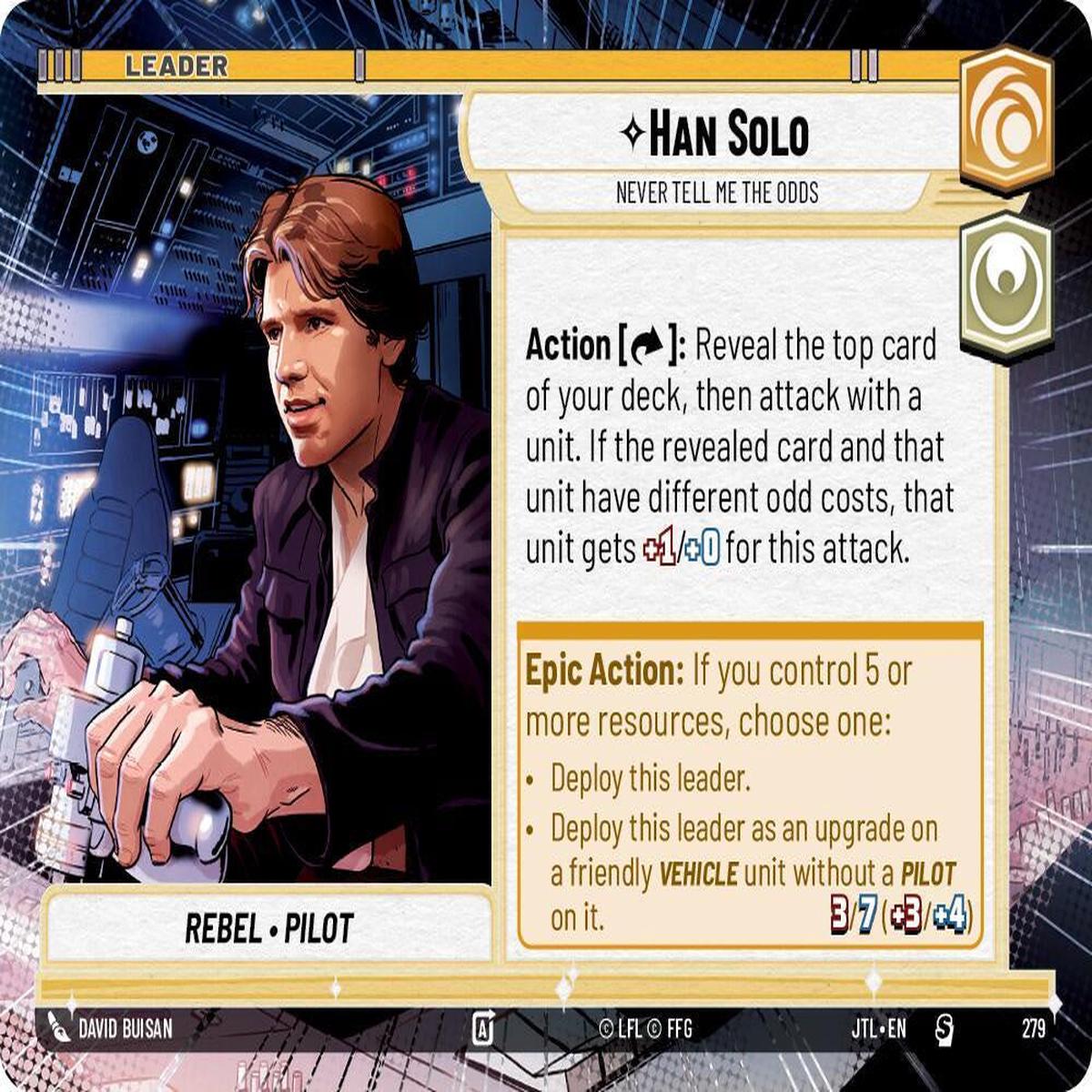 SWU - Han Solo - Never Tell Me The Odds (279)