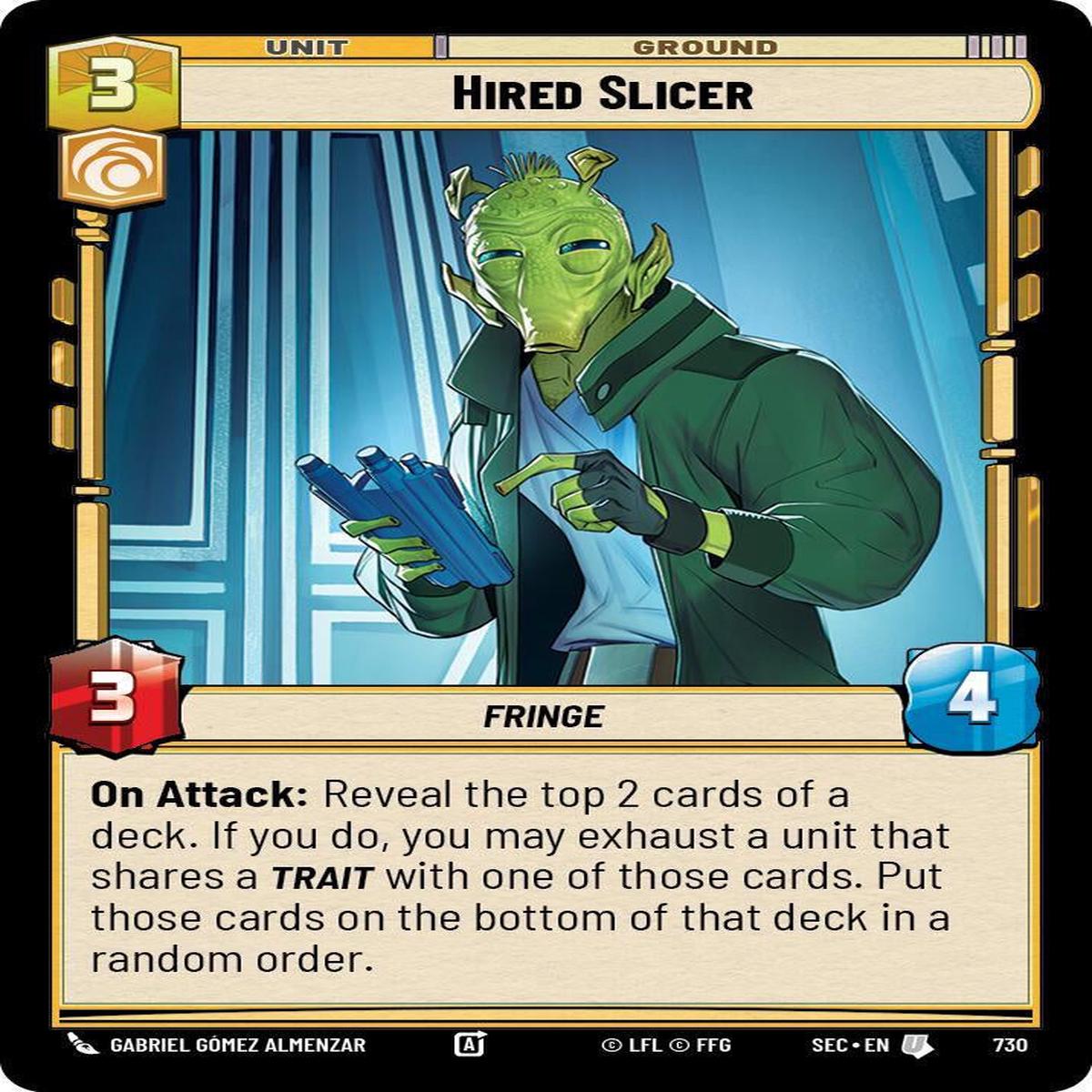 SWU - Hired Slicer (730-F)