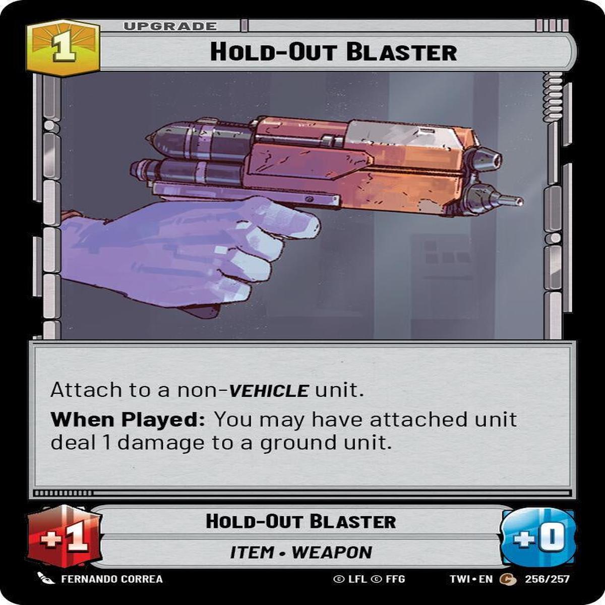 SWU - Hold-Out Blaster (256/257) (Foil)