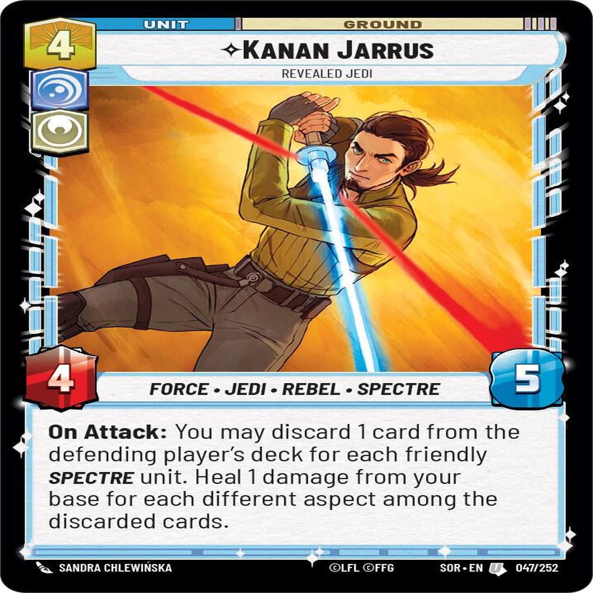 SWU - Kanan Jarrus - Revealed Jedi (047/252)