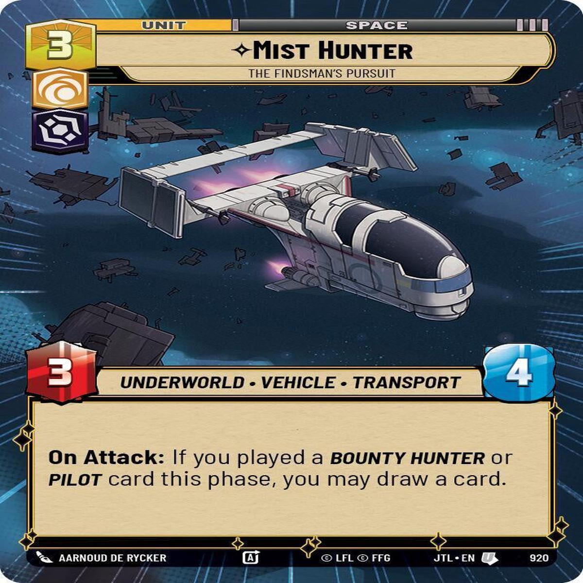 SWU - Mist Hunter - The Findsman's Pursuit (920) (Hyperspace Foil)