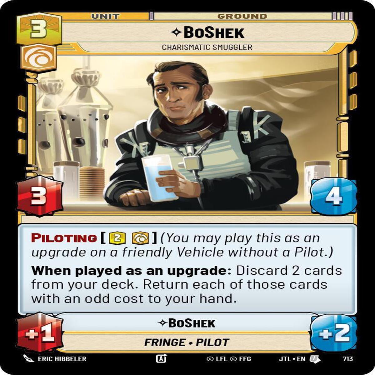 SWU - BoShek - Charismatic Smuggler (713) (Foil)
