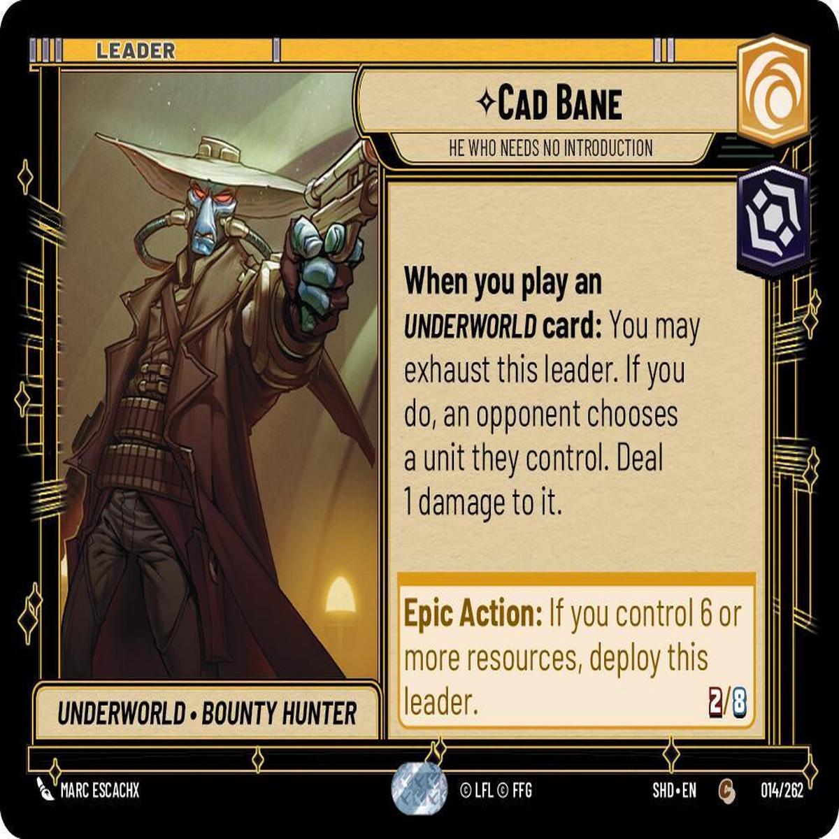 SWU - Cad Bane - He Who Needs No Introduction (014/262)