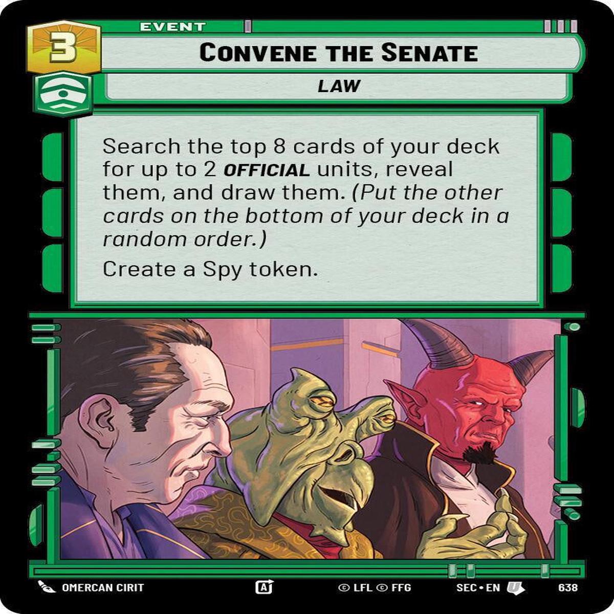 SWU - Convene the Senate (638-F)