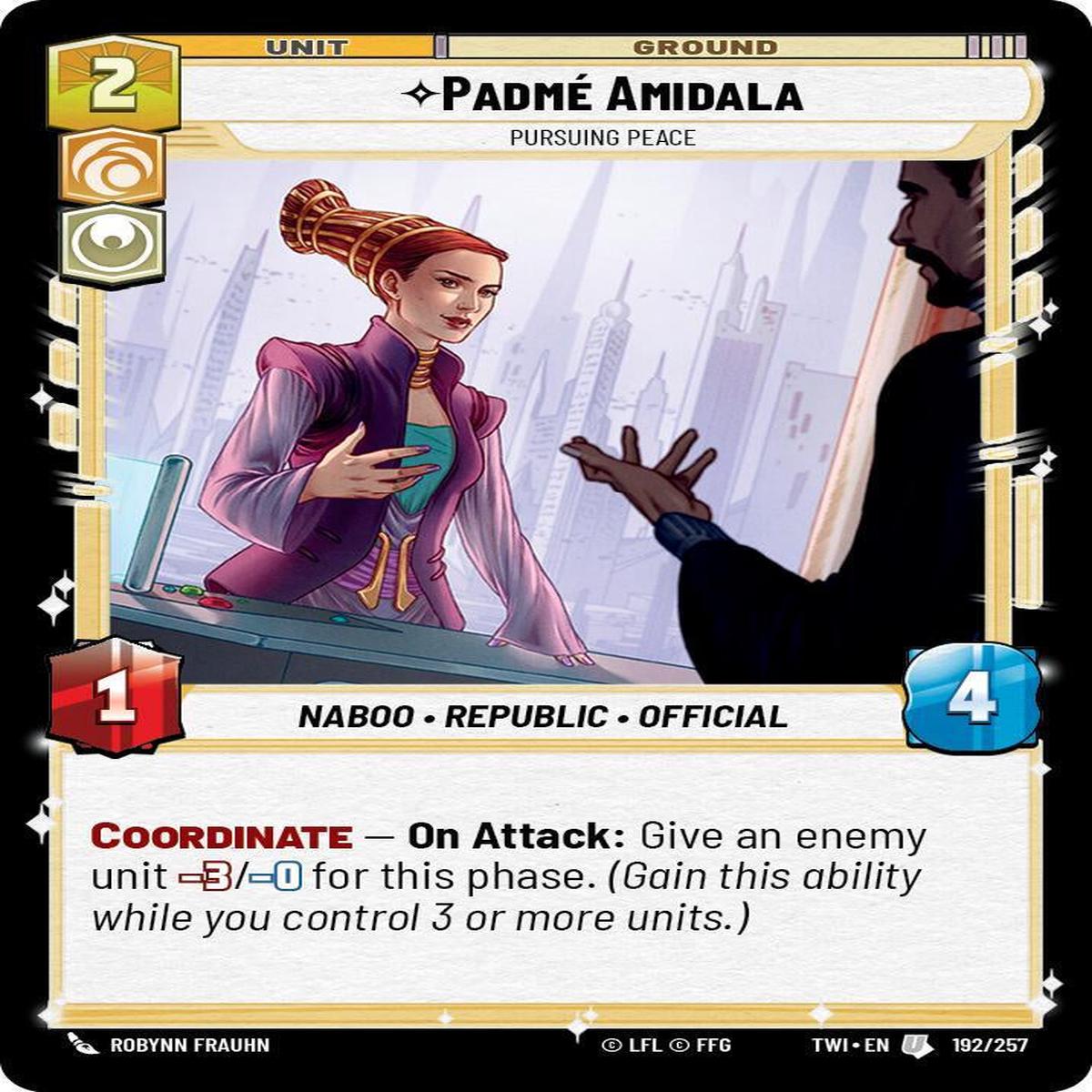 SWU - Padm Amidala - Pursuing Peace (192/257) (Foil)