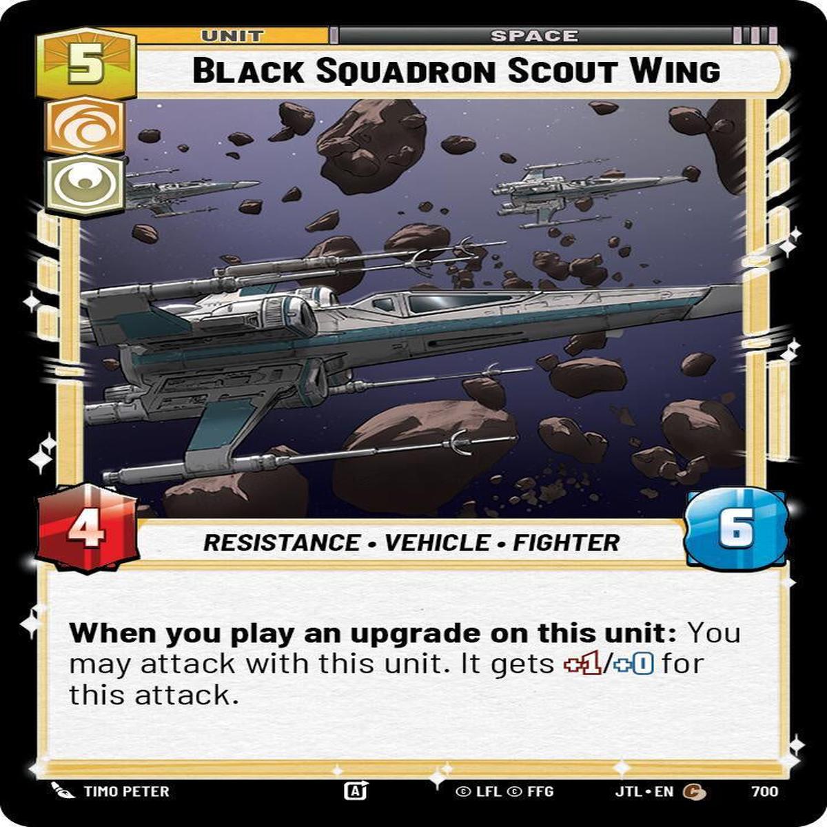 SWU - Black Squadron Scout Wing (700) (Foil)