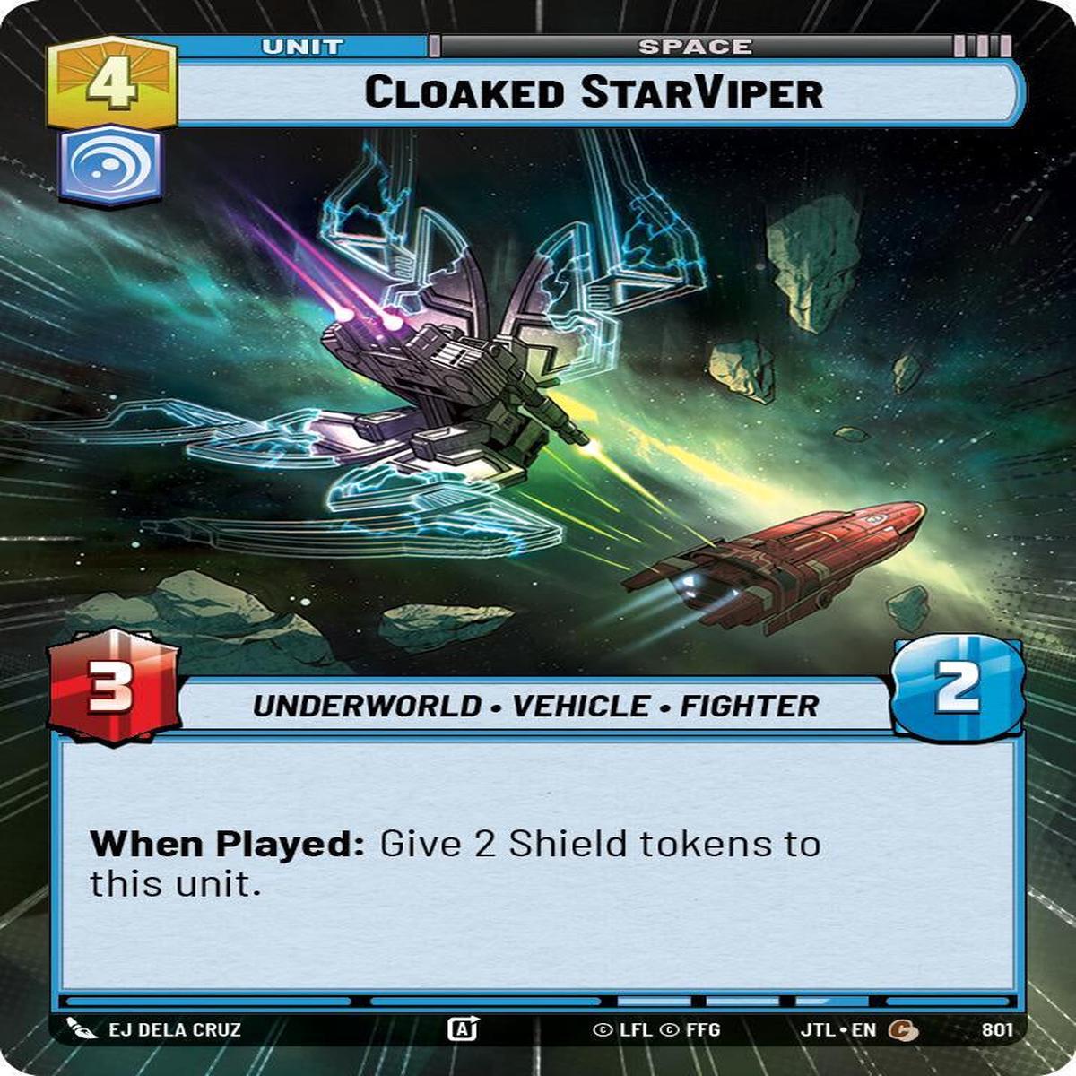 SWU - Cloaked StarViper (801) (Hyperspace Foil)