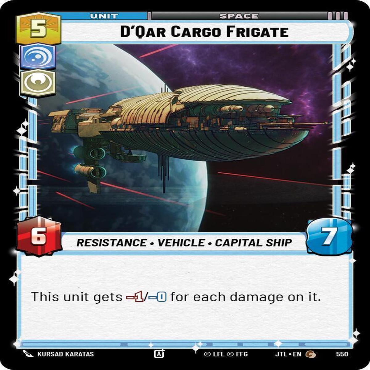 SWU - D'Qar Cargo Frigate (550) (Foil)