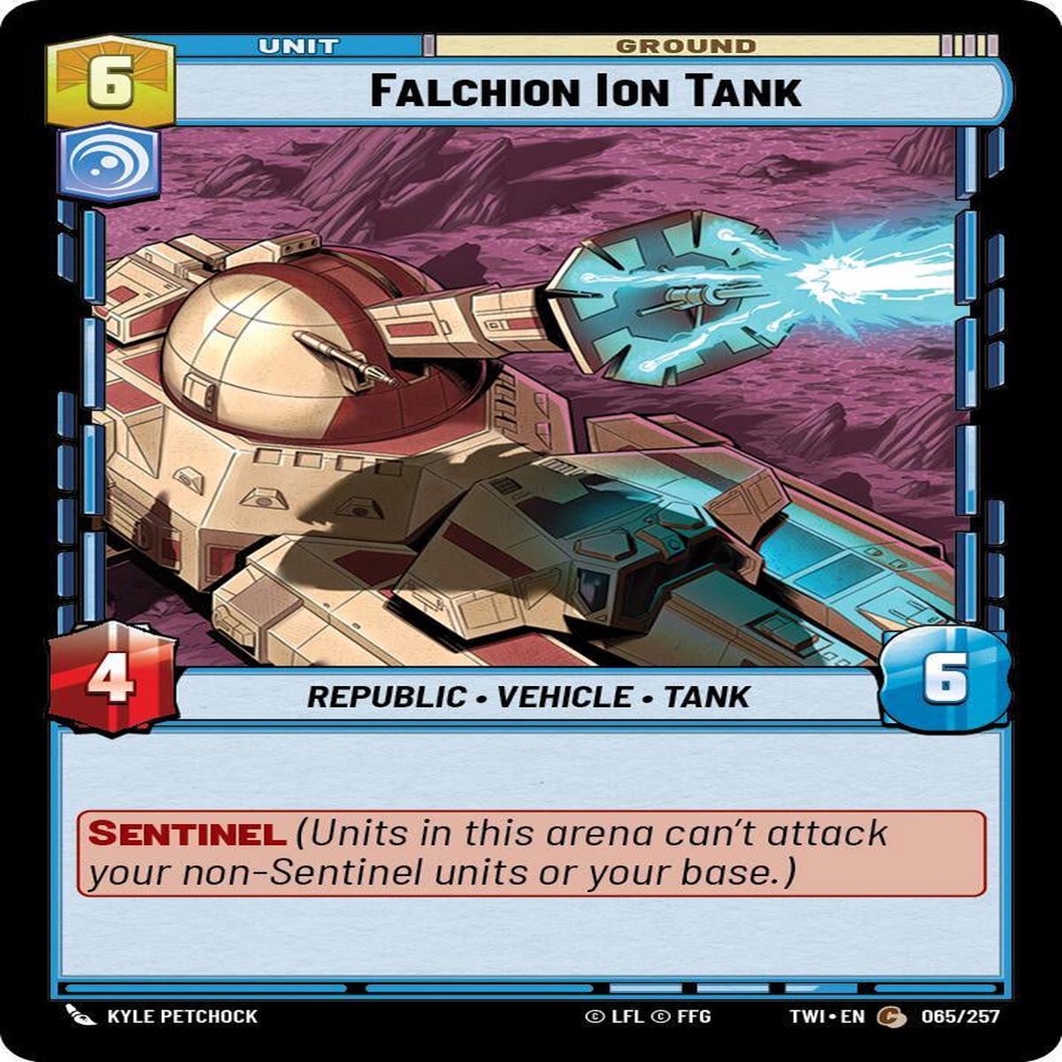 SWU - Falchion Ion Tank (065/257) (Foil)