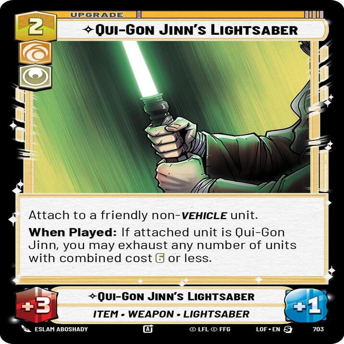 SWU - Qui-Gon Jinn's Lightsaber (703) (Foil)