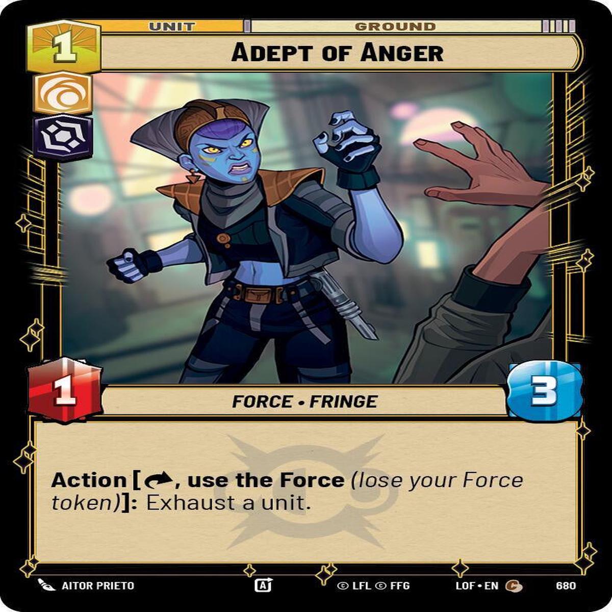 SWU - Adept of Anger (680) (Foil)