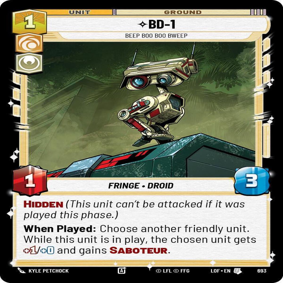 SWU - BD-1 - Beep Boo Boo Bweep (693) (Foil)