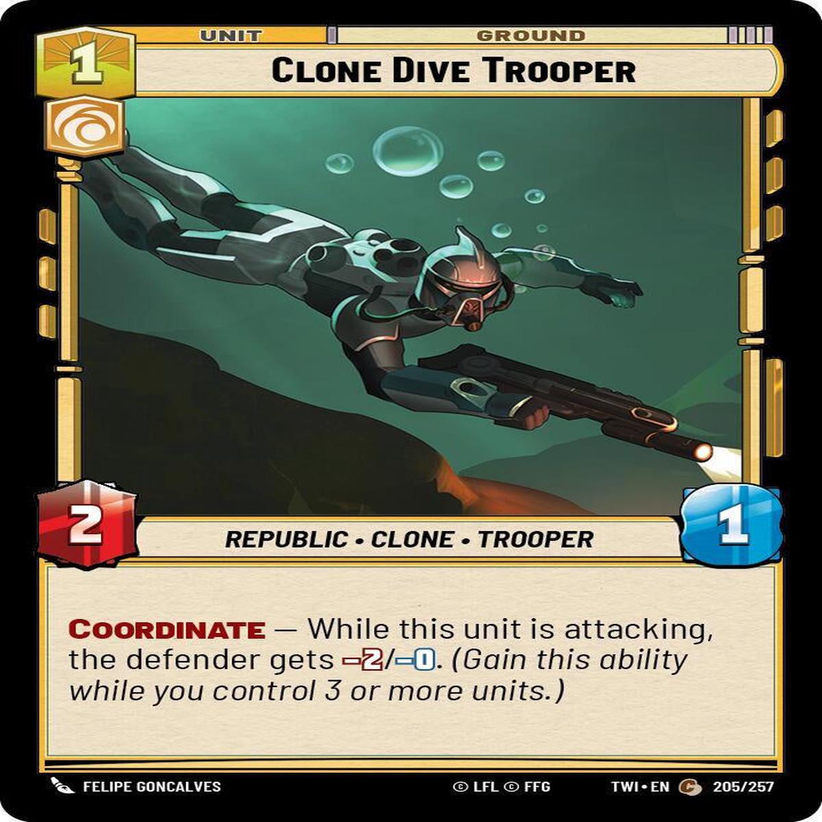 SWU - Clone Dive Trooper (205/257) (Foil)