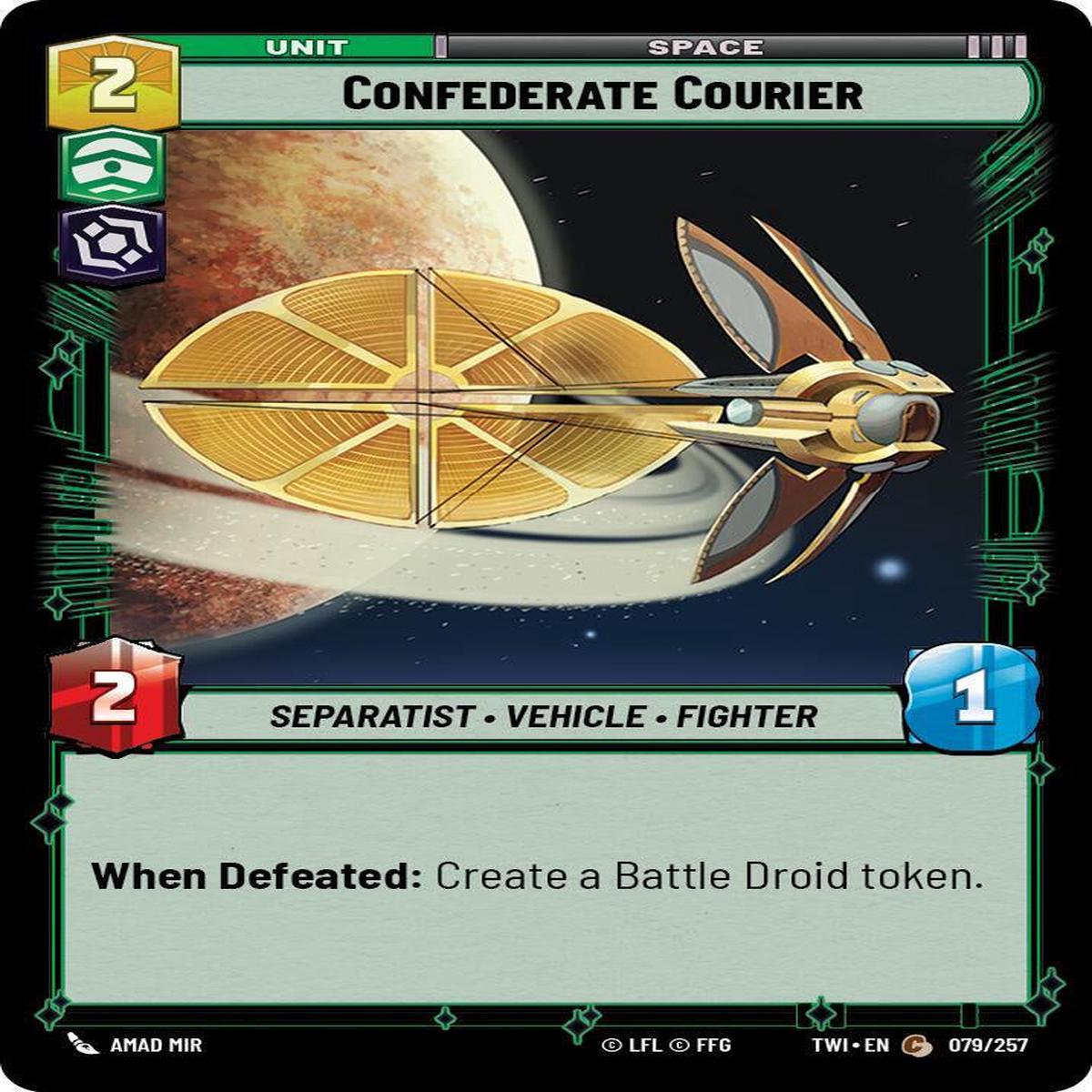 SWU - Confederate Courier (079/257) (Foil)