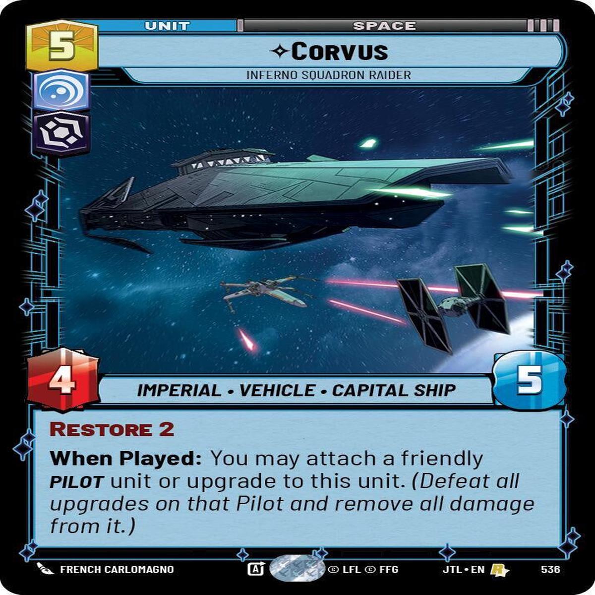 SWU - Corvus - Inferno Squadron Raider (536) (Foil)