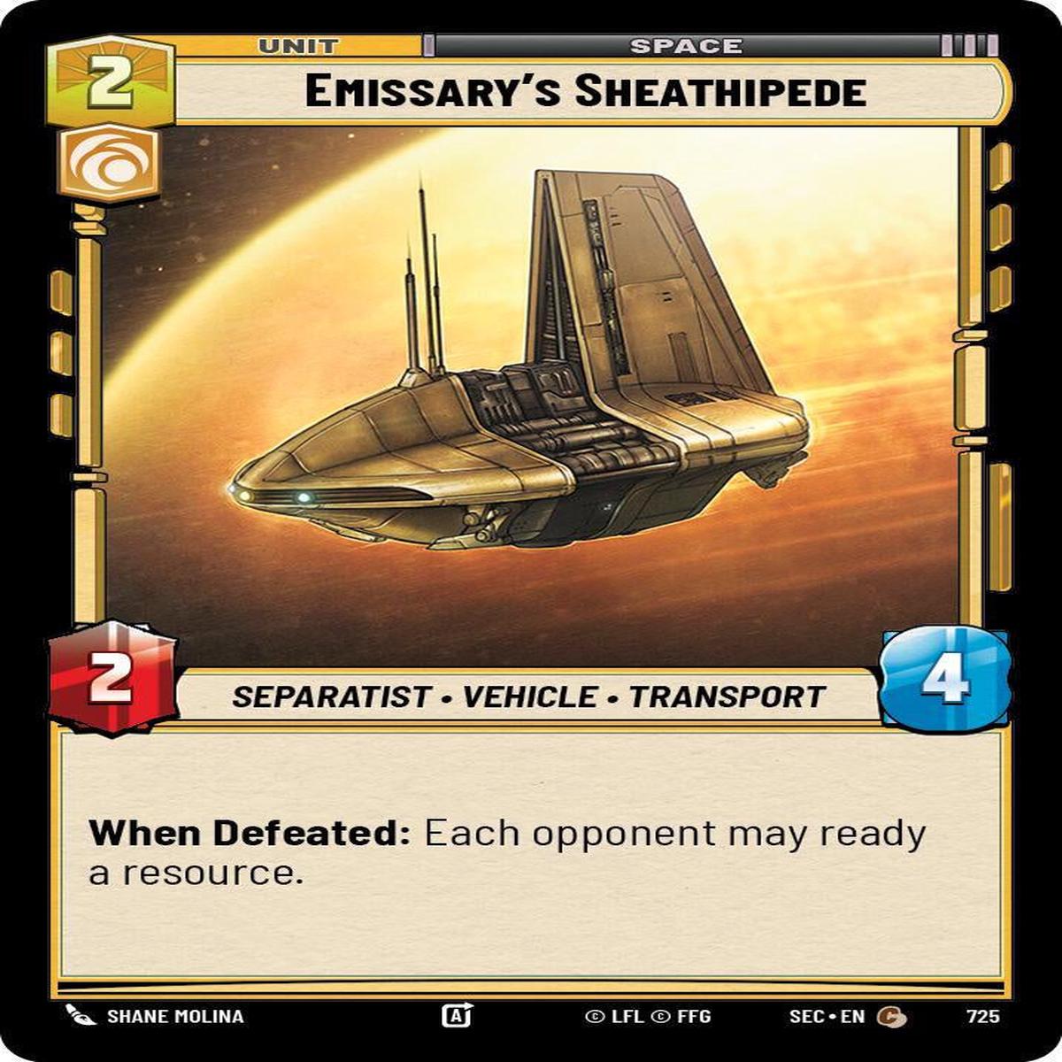 SWU - Emissary's Sheathipede (725-F)