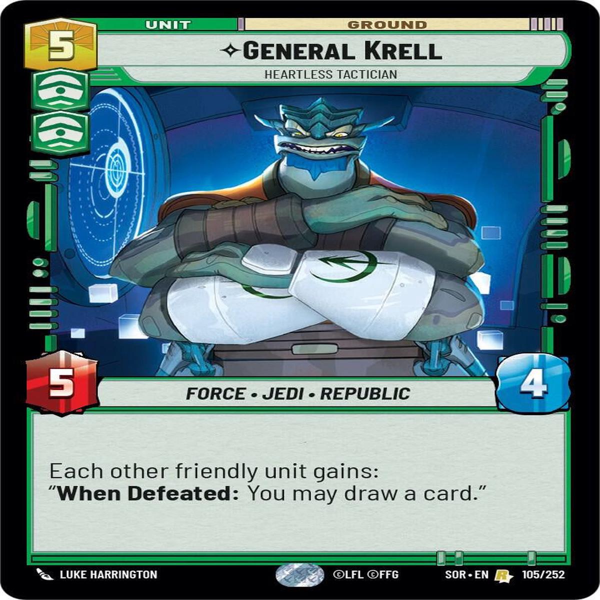 SWU - General Krell - Heartless Tactician (105/252)