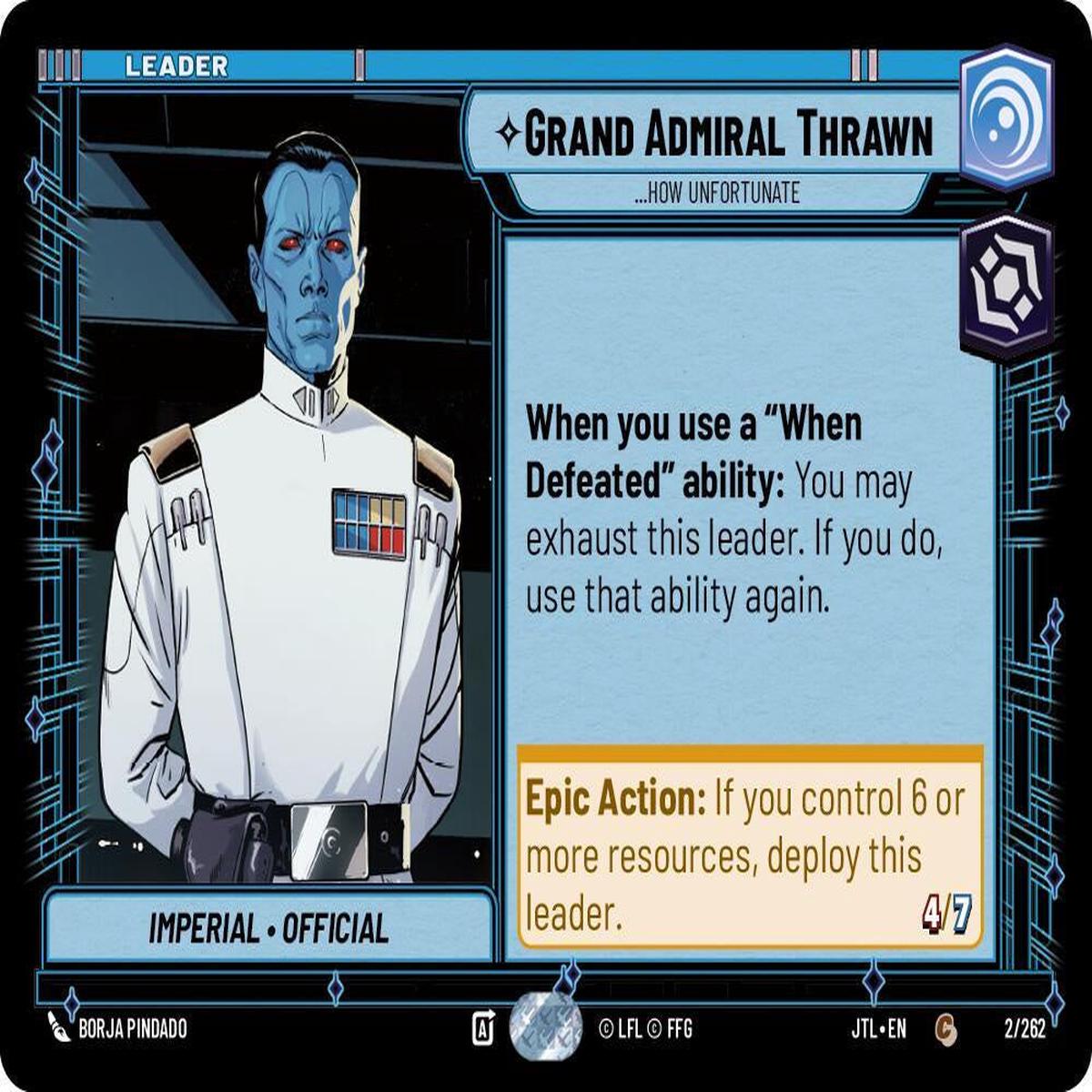 SWU - Grand Admiral Thrawn - ...How Unfortunate (002/262)