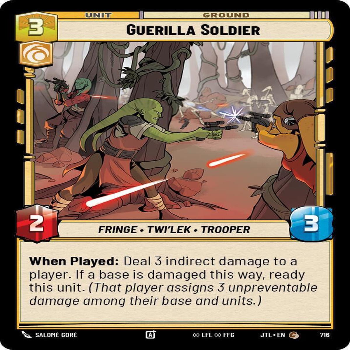 SWU - Guerilla Soldier (716) (Foil)