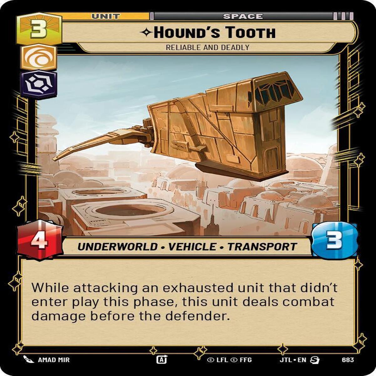 SWU - Hound's Tooth - Reliable and Deadly (683) (Foil)