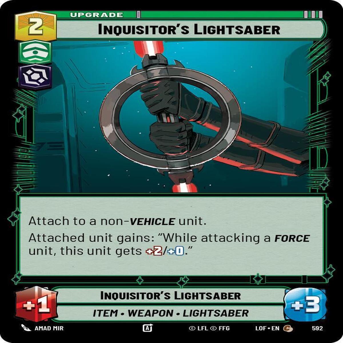 SWU - Inquisitor's Lightsaber (592) (Foil)