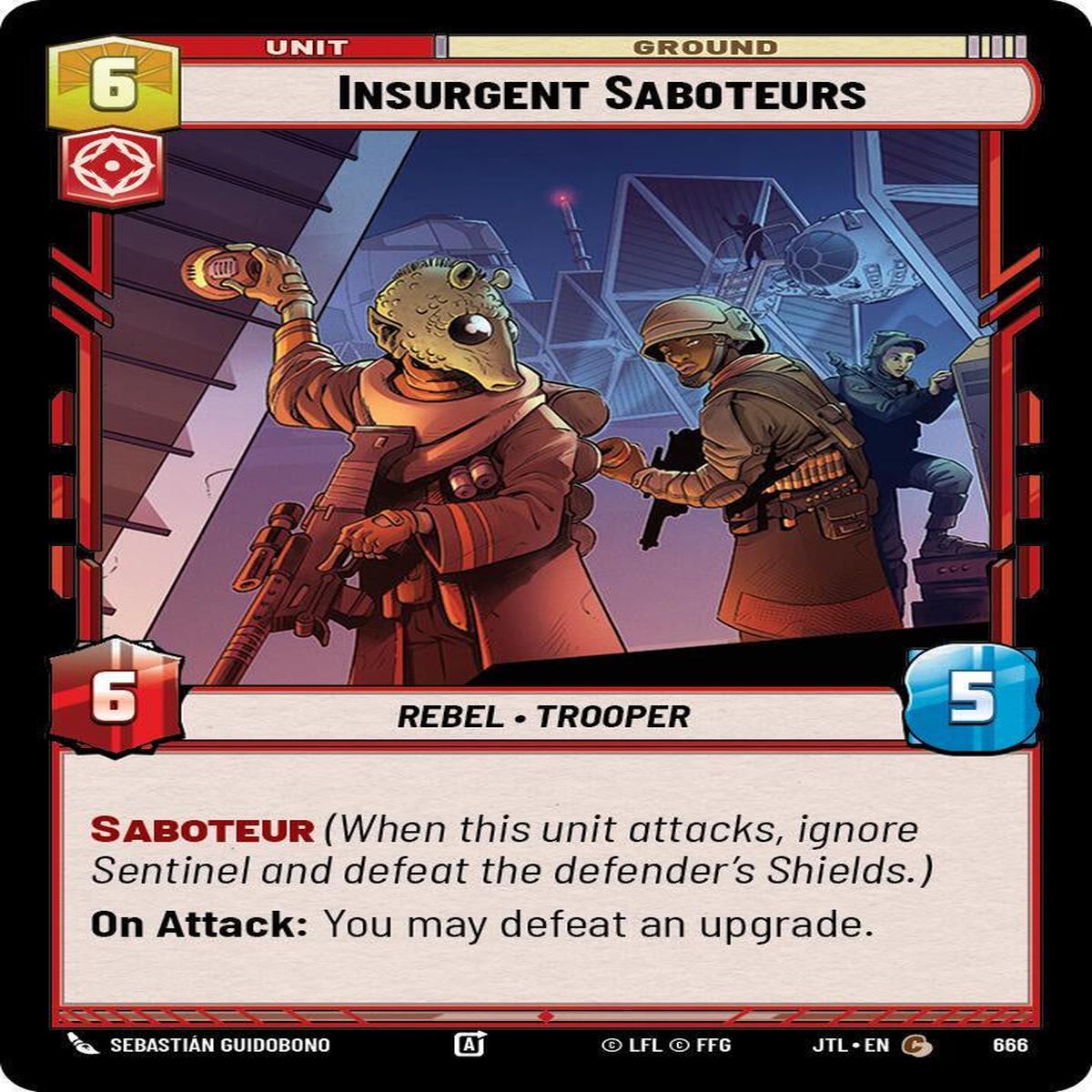 SWU - Insurgent Saboteurs (666) (Foil)