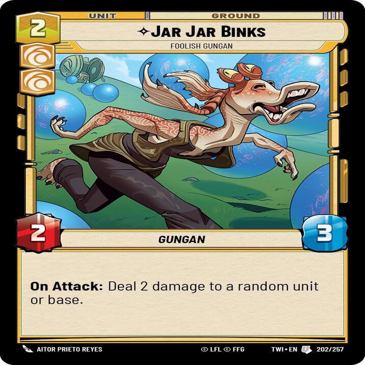 SWU - Jar Jar Binks - Foolish Gungan (202/257) (Foil)