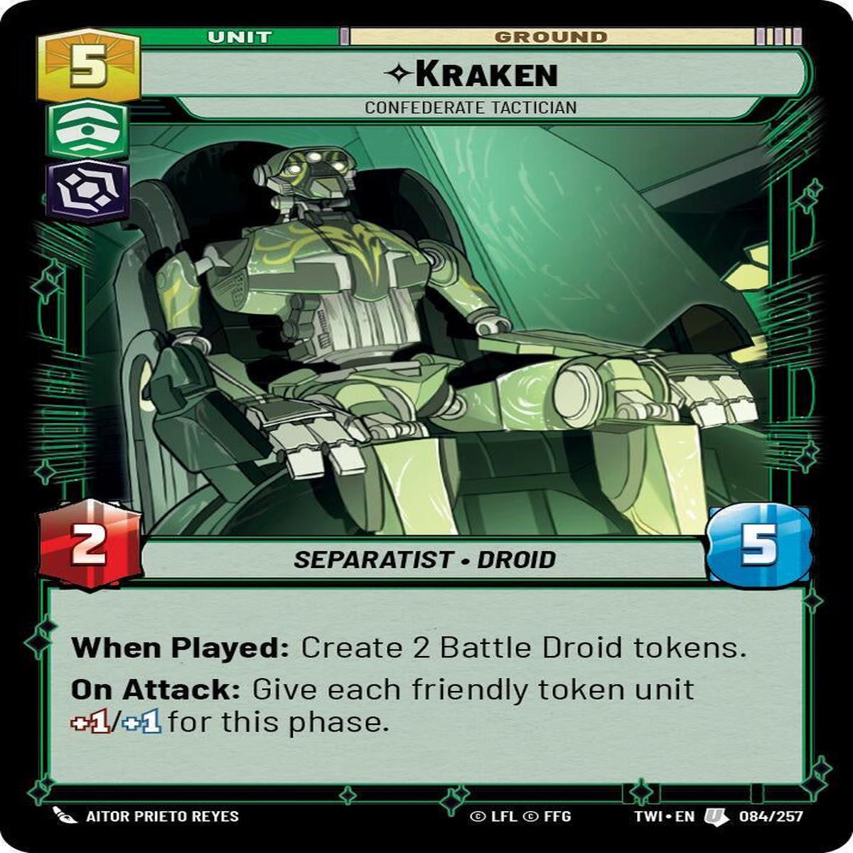 SWU - Kraken - Confederate Tactician (084/257) (Foil)