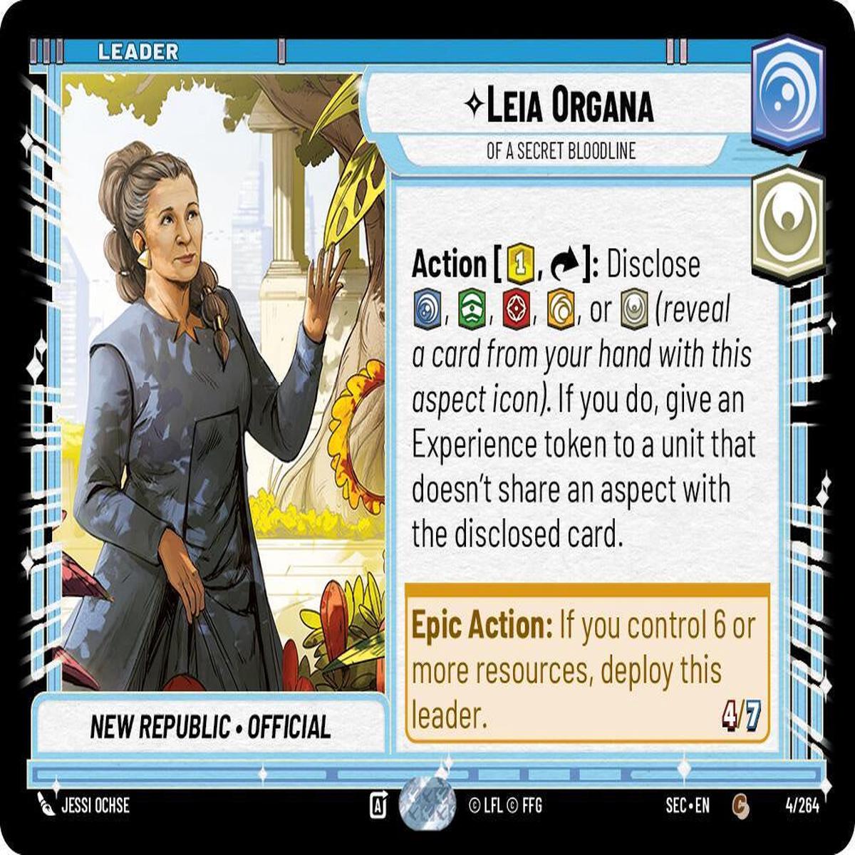 SWU - Leia Organa - Of a Secret Bloodline (004/264)