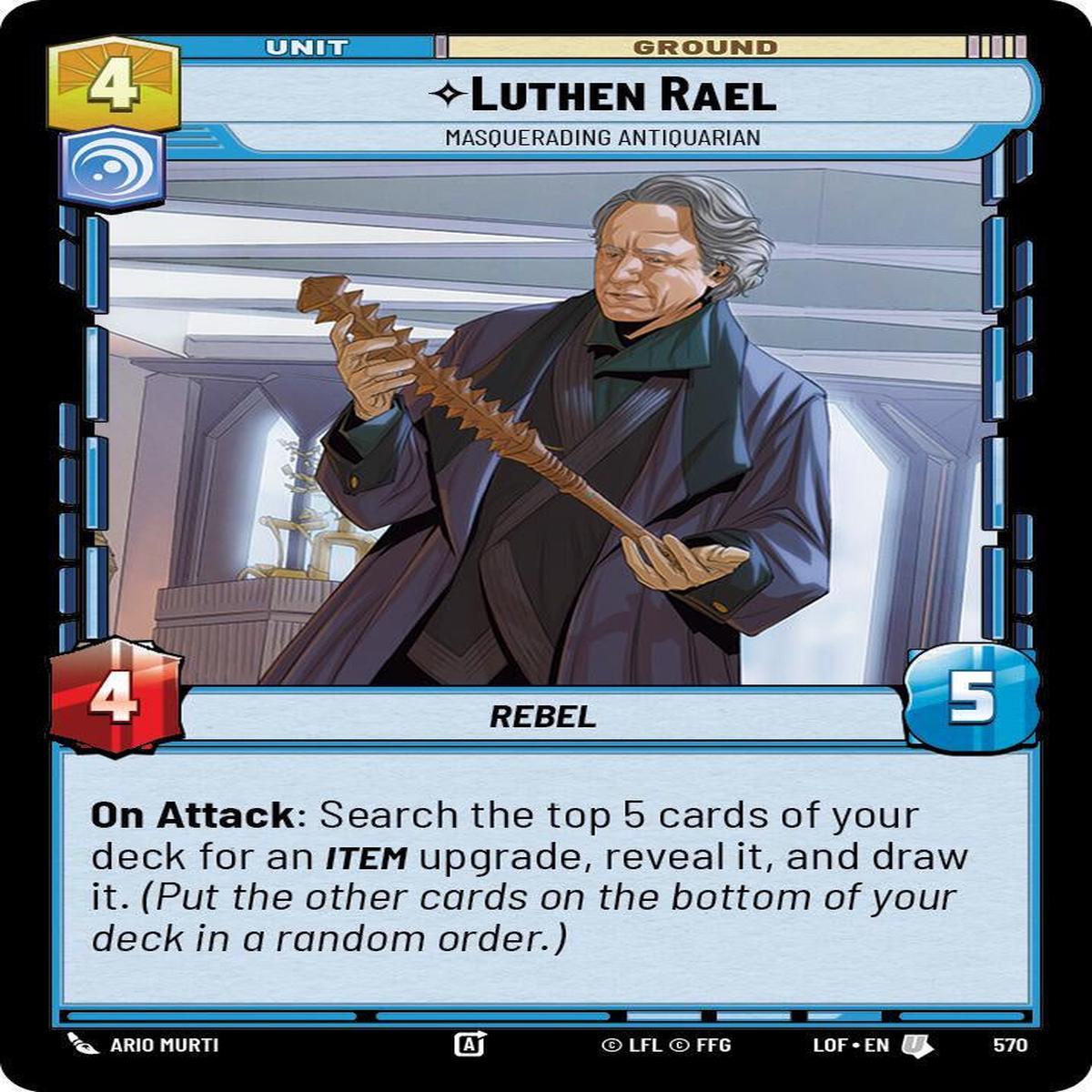 SWU - Luthen Rael - Masquerading Antiquarian (570) (Foil)