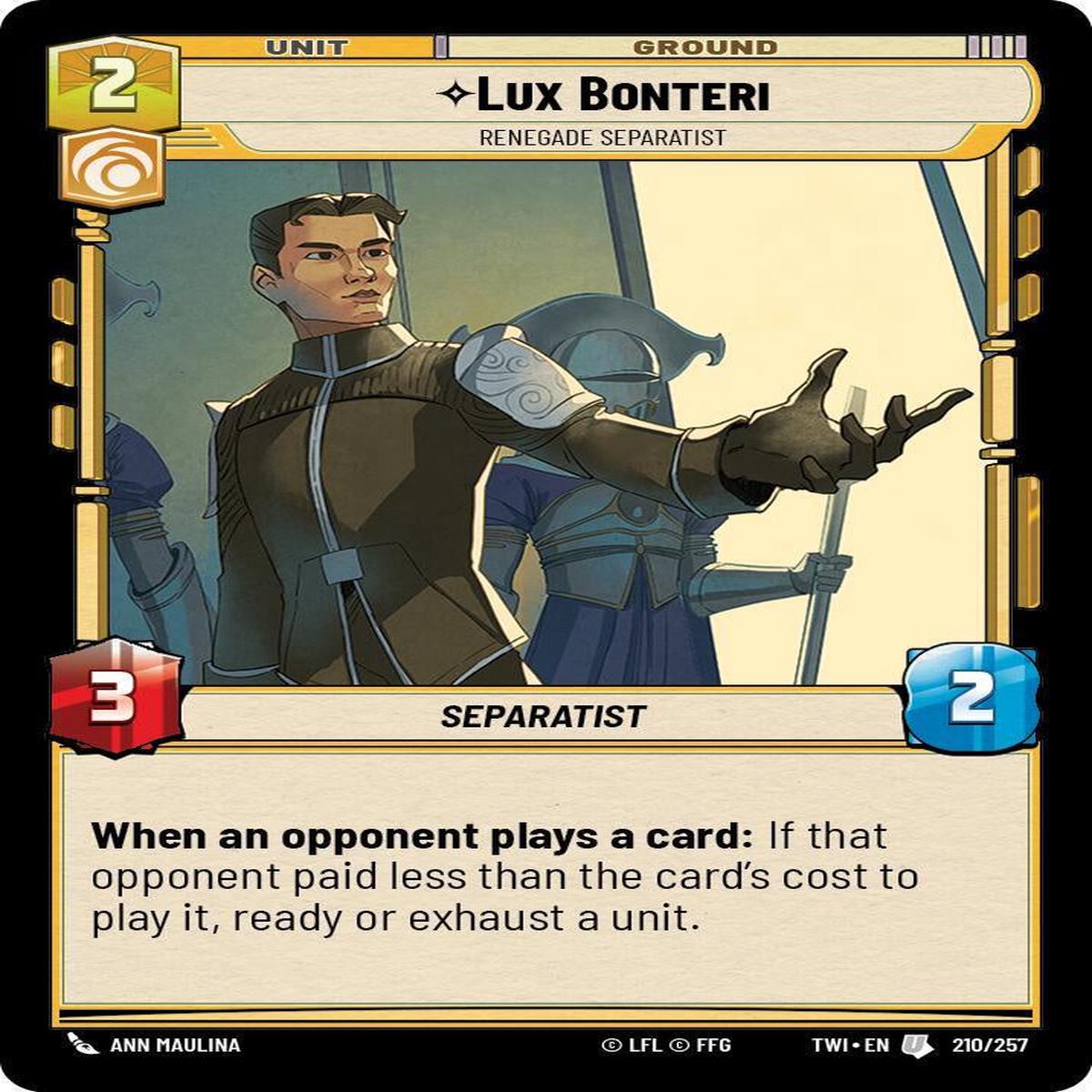 SWU - Lux Bonteri - Renegade Separatist (210/257)