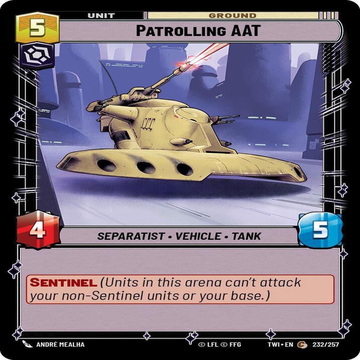SWU - Patrolling AAT (232/257) (Foil)