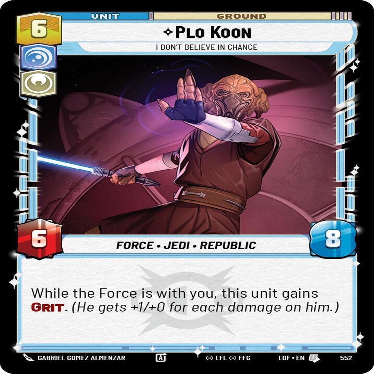 SWU - Plo Koon - I Don't Believe In Chance (552) (Foil)