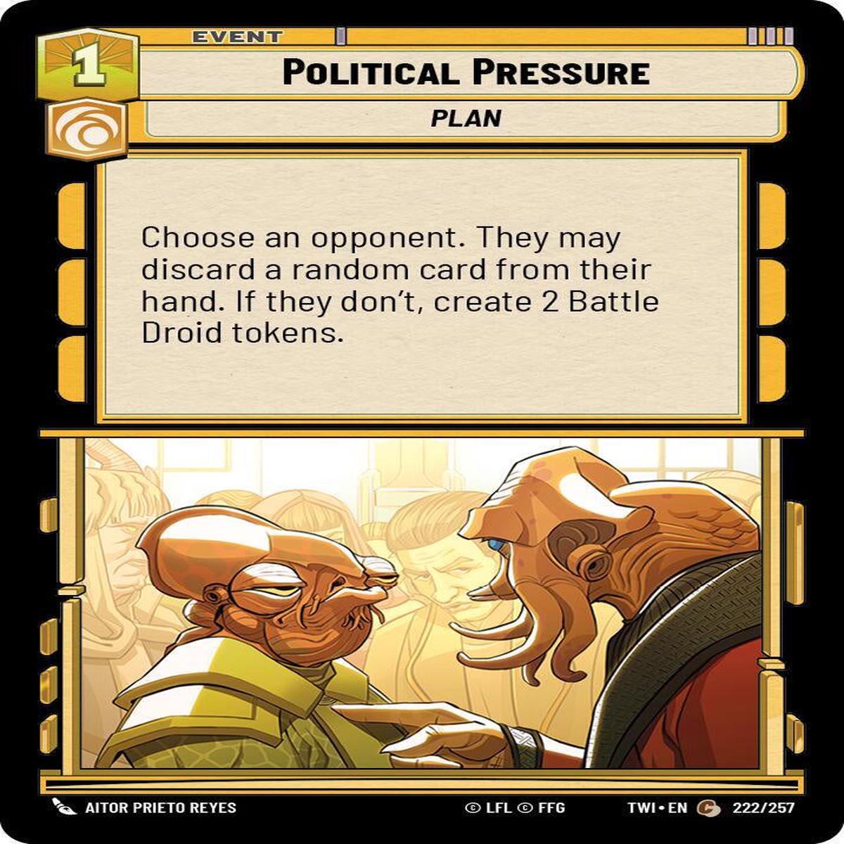 SWU - Political Pressure (222/257) (Foil)