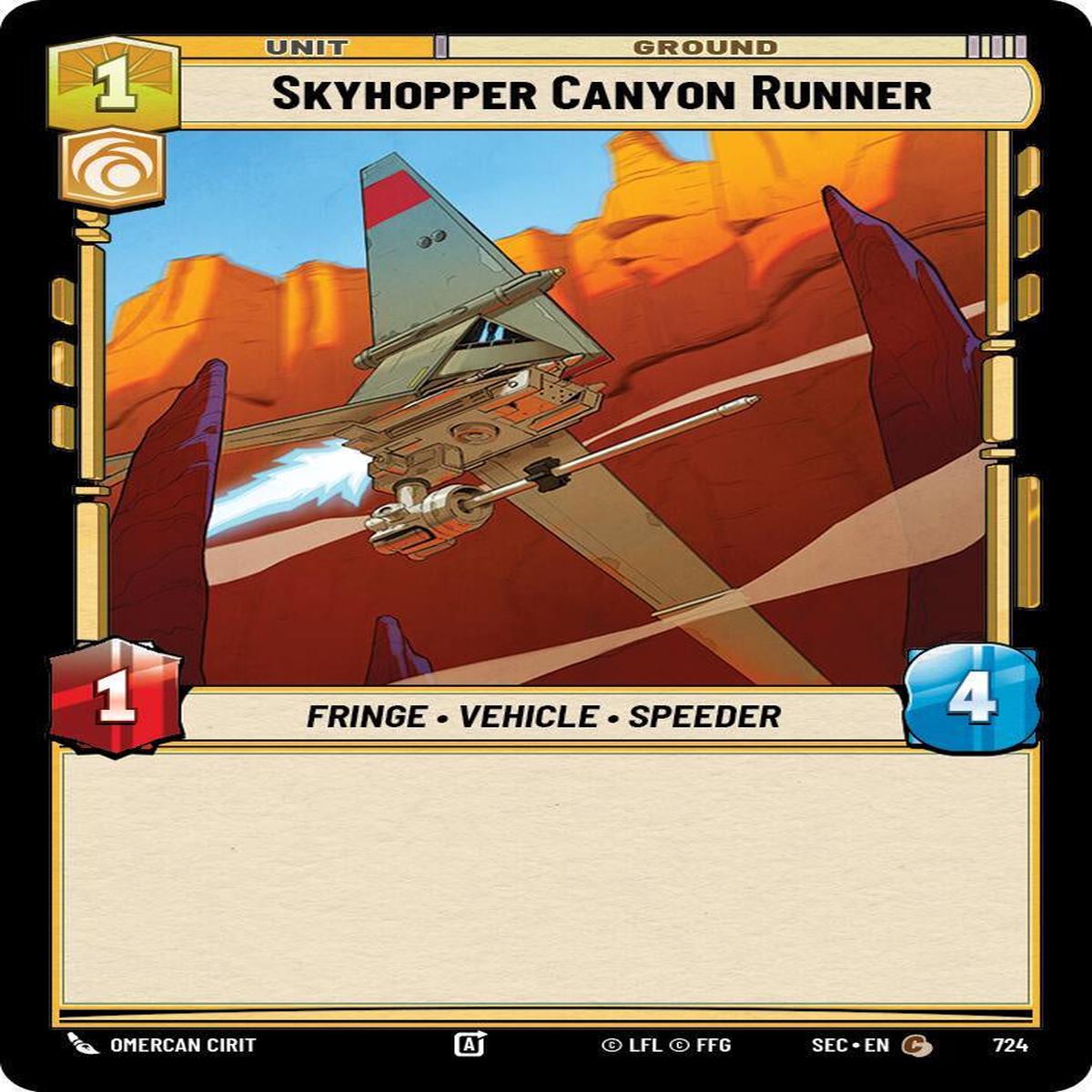 SWU - Skyhopper Canyon Runner (724-F)