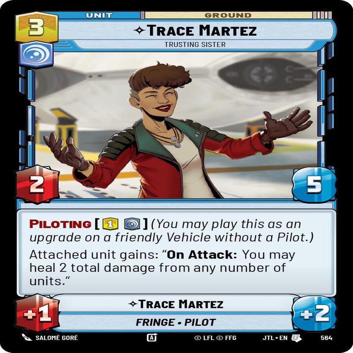 SWU - Trace Martez - Trusting Sister (564) (Foil)