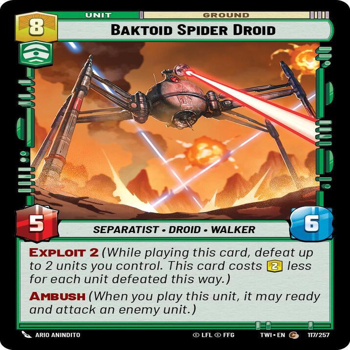SWU - Baktoid Spider Droid (117/257) (Foil)