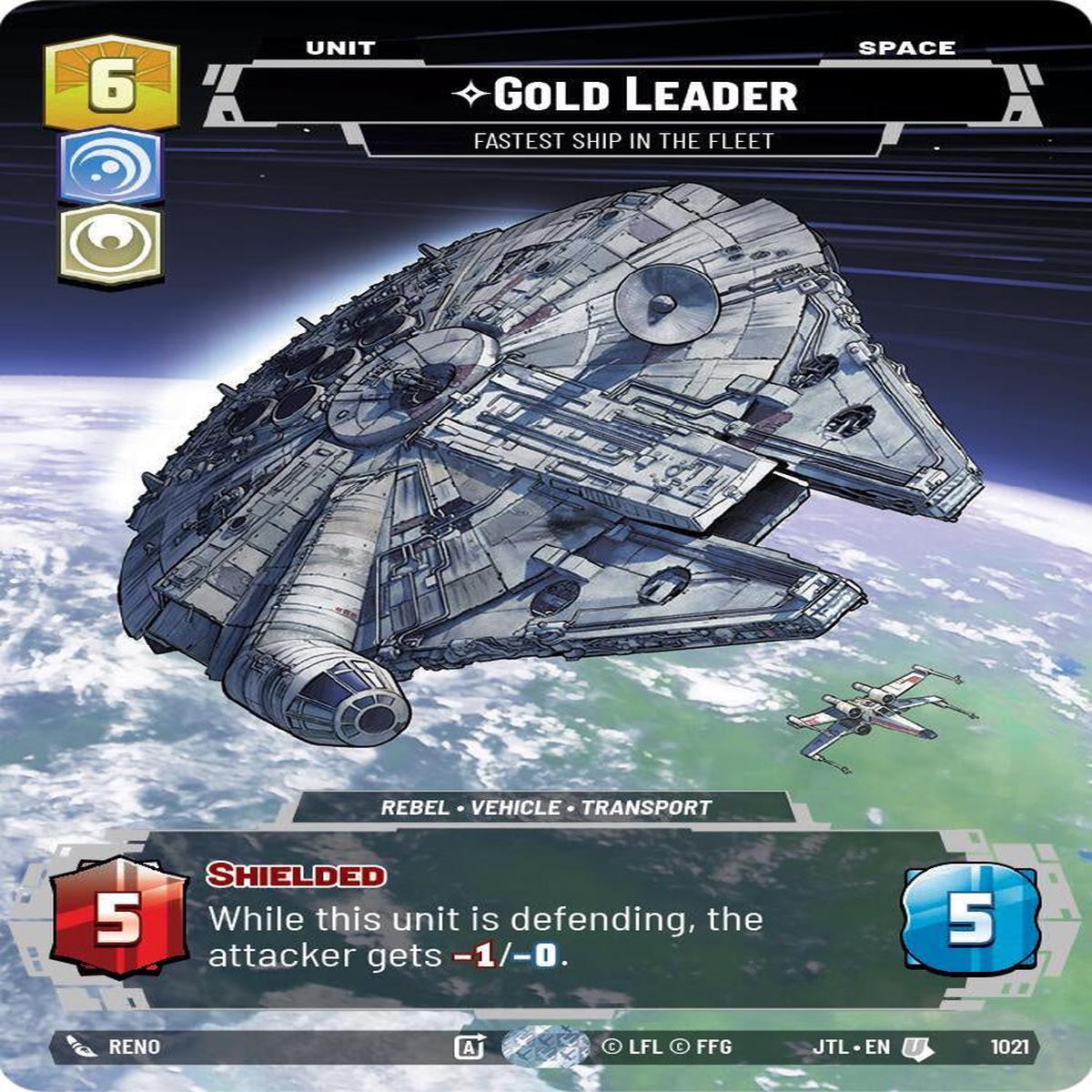 SWU - Gold Leader - Fastest Ship in the Fleet (1021) (Prestige)