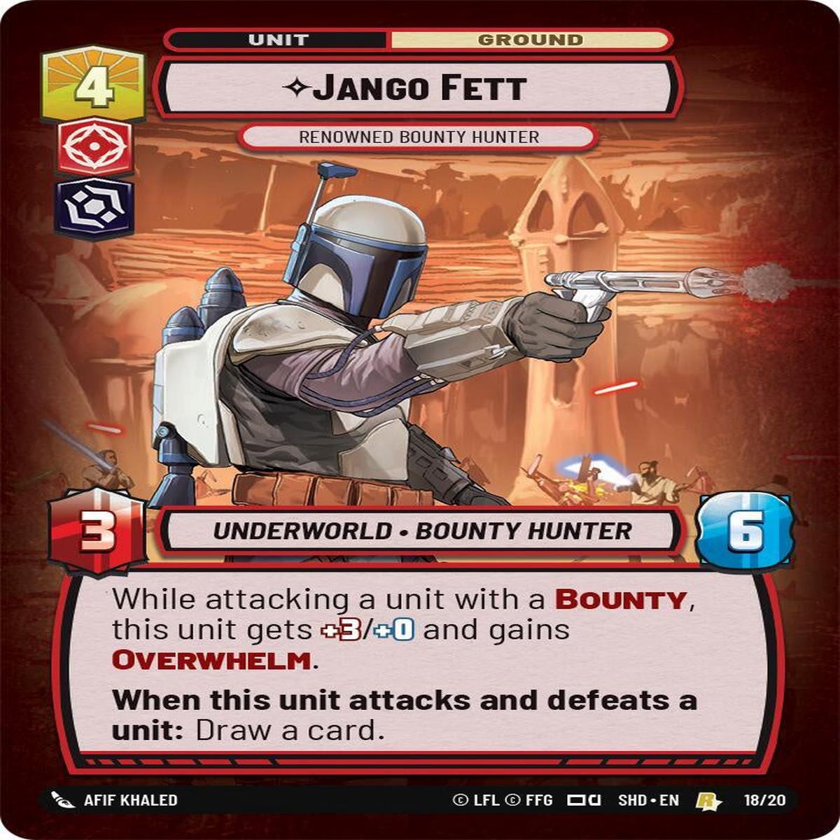 SWU - Jango Fett - Renowned Bounty Hunter (18/20)