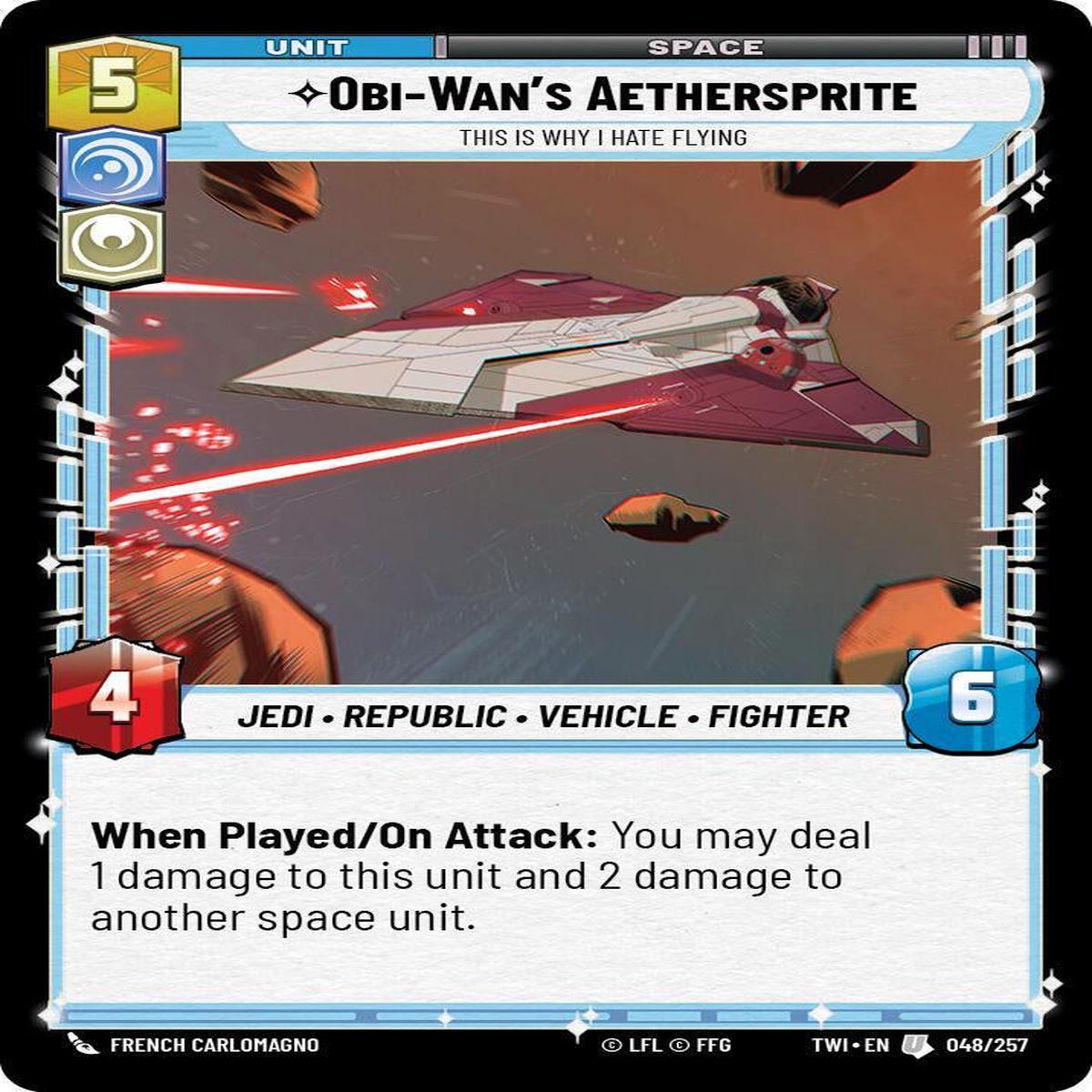 SWU - Obi-Wan's Aethersprite - This Is Why I Hate Flying (048/257)