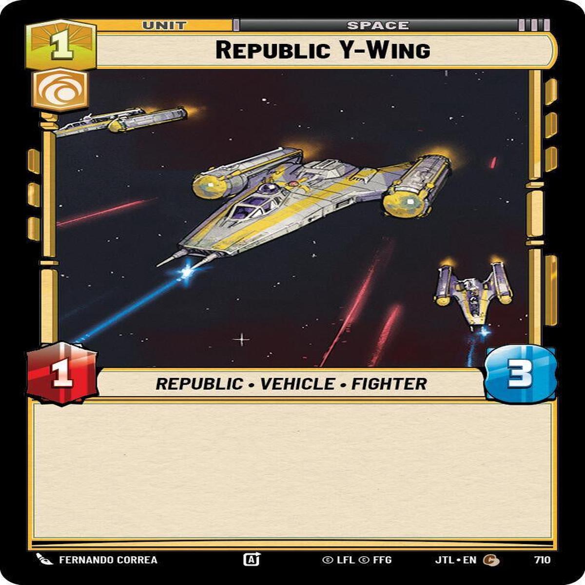 SWU - Republic Y-Wing (710) (Foil)
